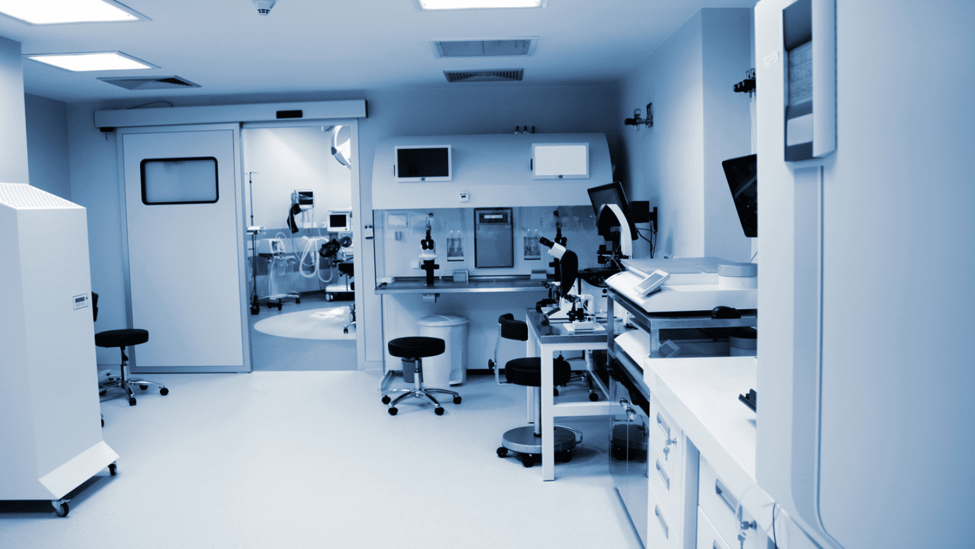 Modern Hospital laboratory