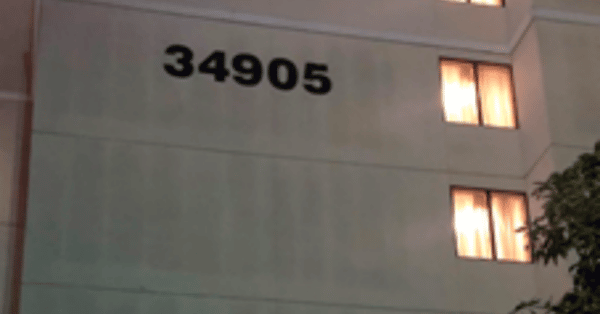 stud shadow on outside of building