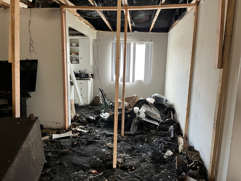 Apartment Building Fire header