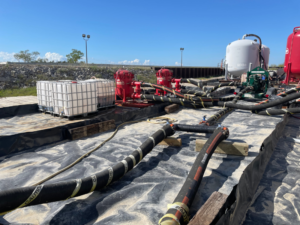 Petroleum Refinery Explosion and Fire hoses
