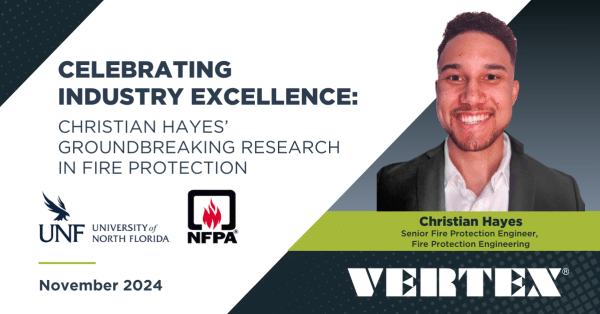 Celebrating Industry Excellence - C.Hayes - Groundbreaking Research in Fire Protection - November 2024