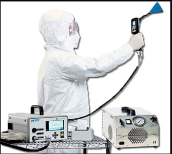 Figure 1 An ATI 2I aerosol photometer and an ATI 6D Laskin Nozzle Generator.