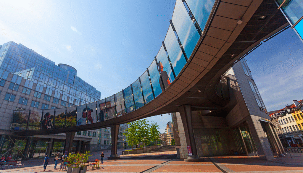 European-parliament-exterior-brussels-building
