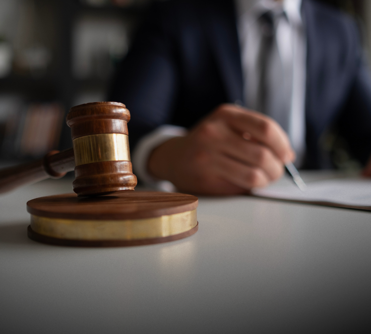 gavel and legal work