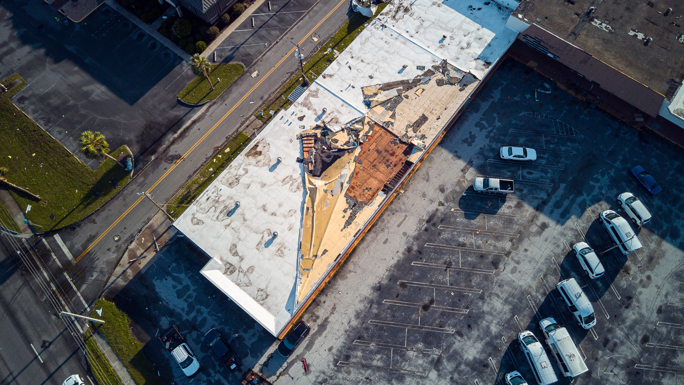 commercial-roof-drainage-failure